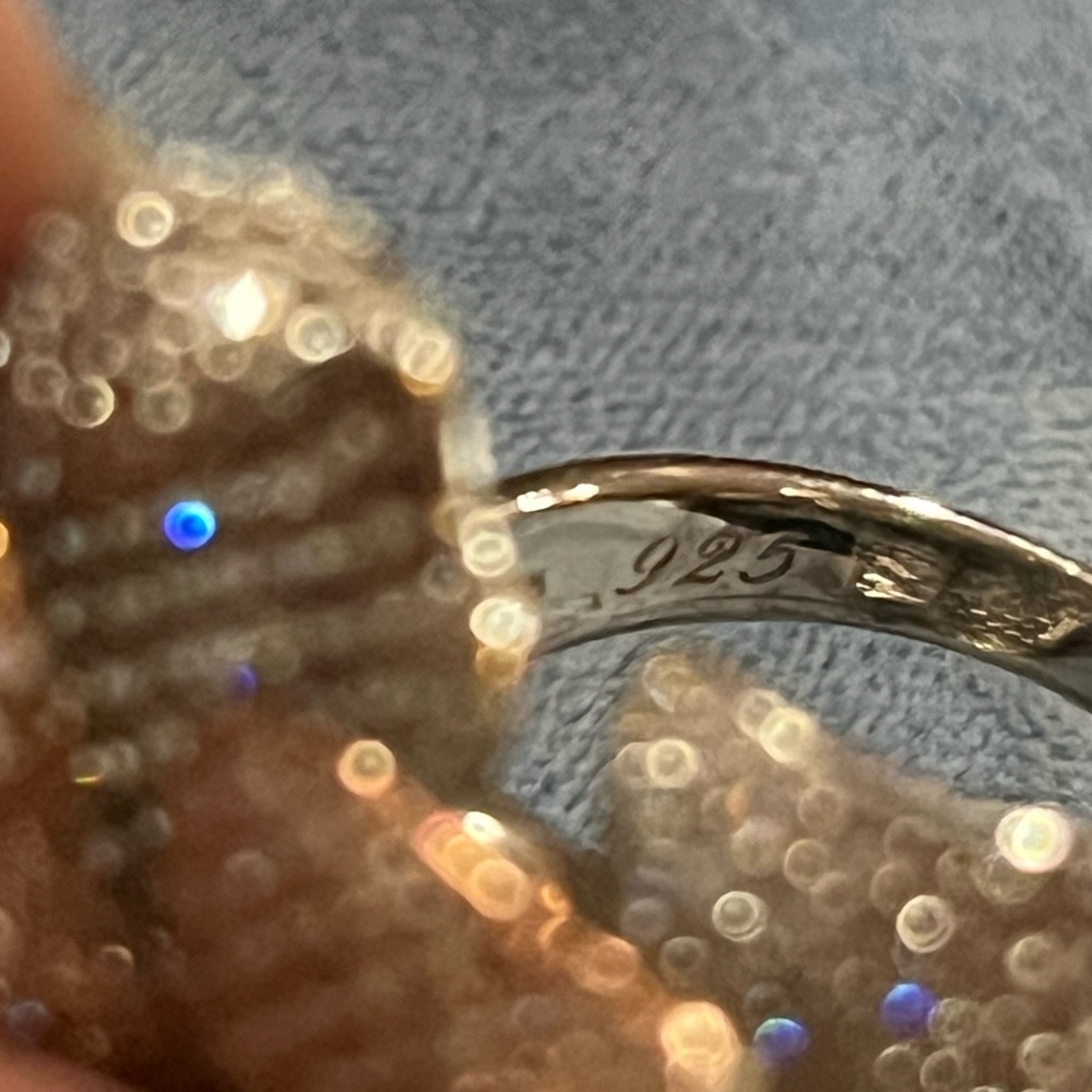Custom Made 925 Swarovski Ring - image 5